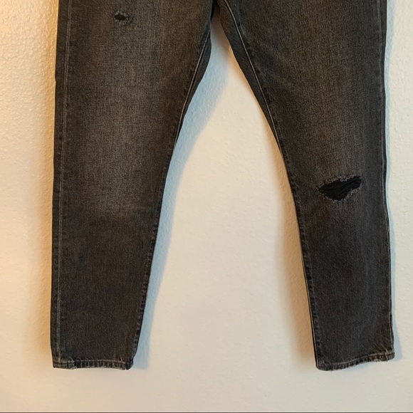 Levi’s Premium 501 Skinny Black Distressed Jeans - Picture 6 of 13